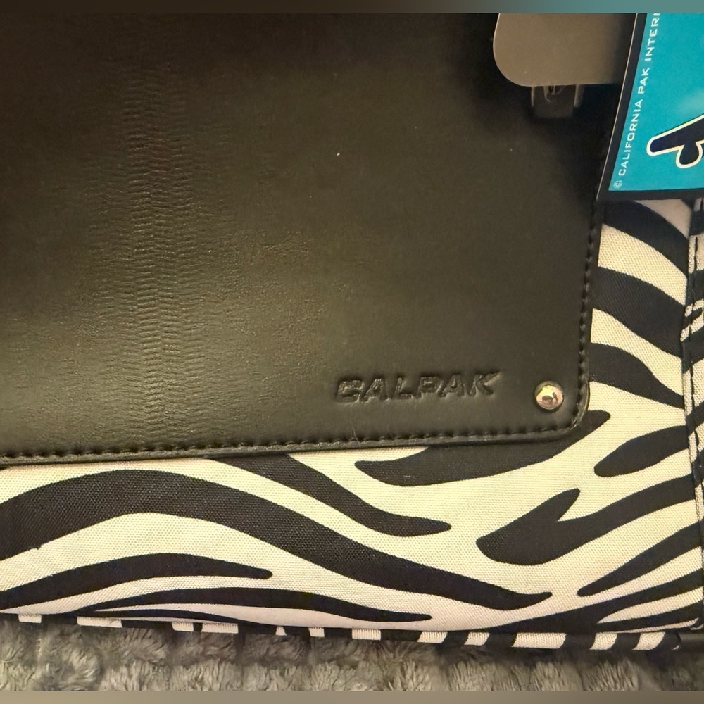 Calpak Zebra Print Carry-On Bag - Picture 3 of 16